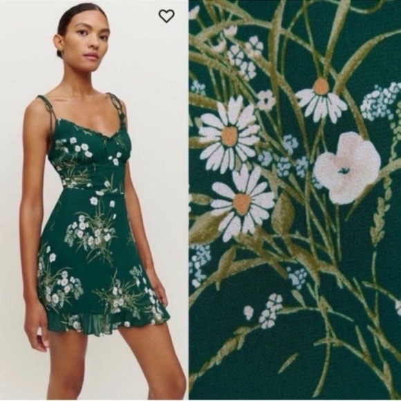 Reformation Dresses & Skirts - Reformation Esther dress in buena (green)